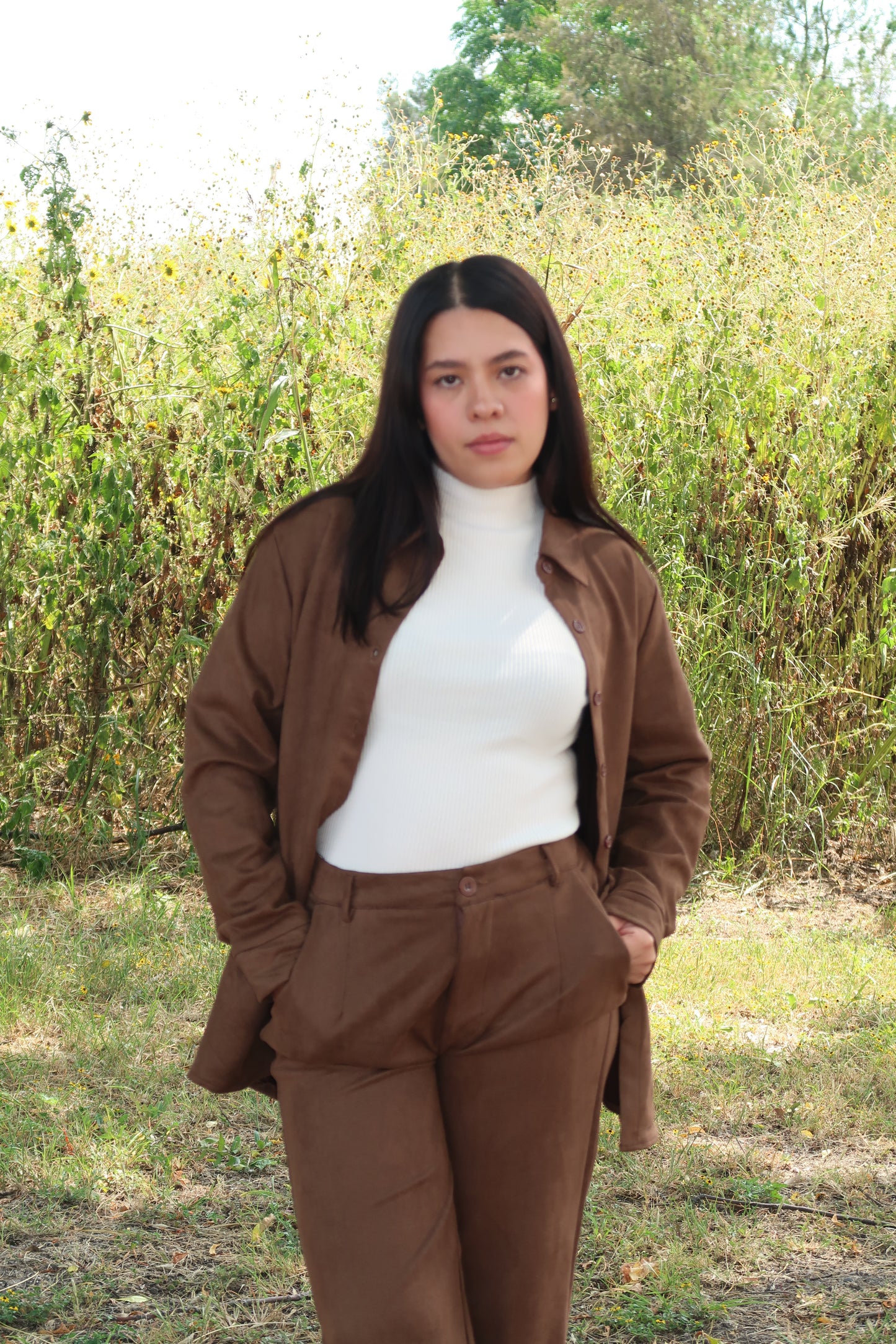 Conjunto gamuza chamarra