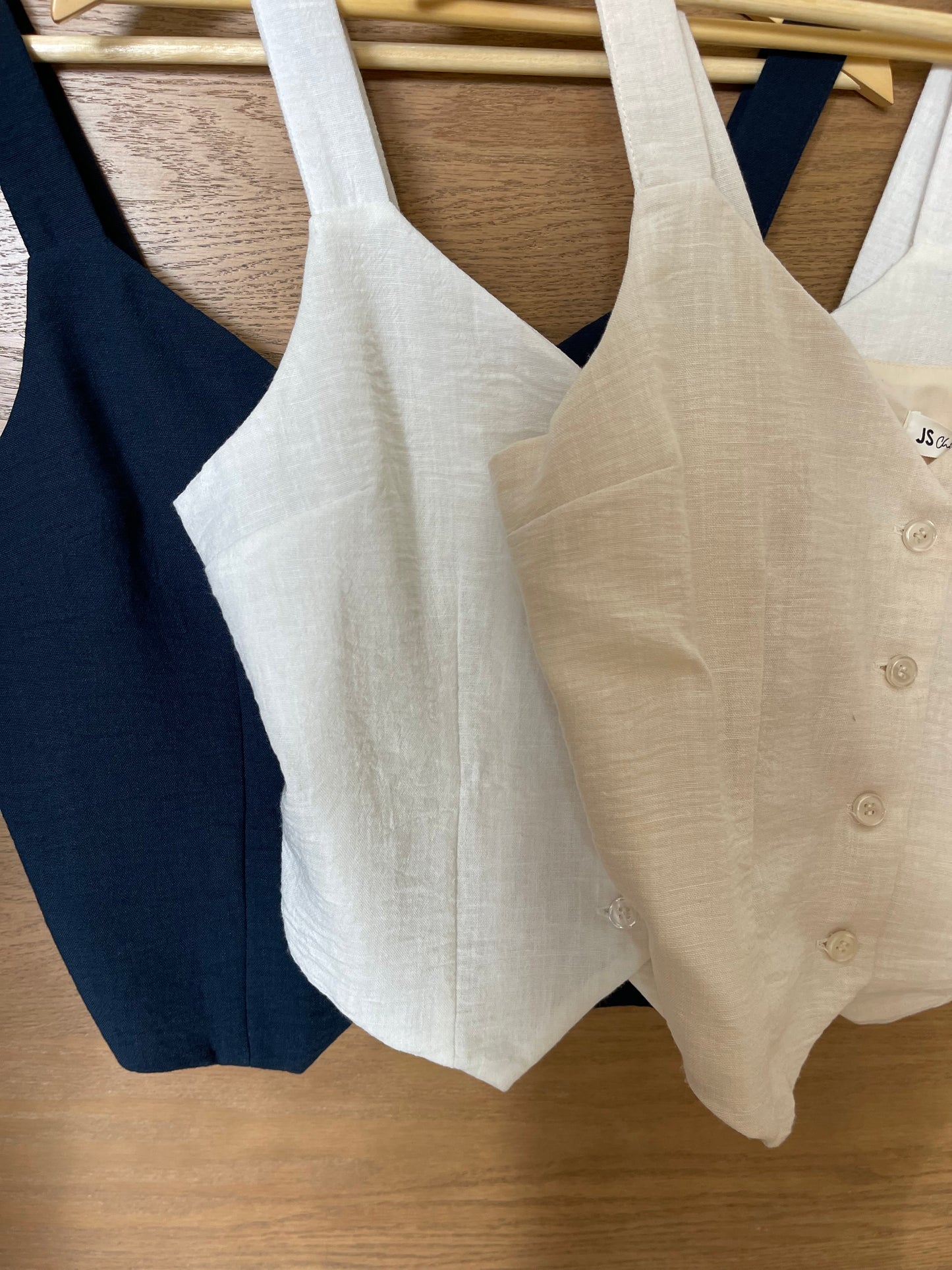 Blusa botones lino