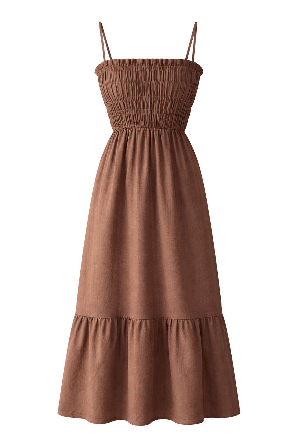 Vestido midi smock