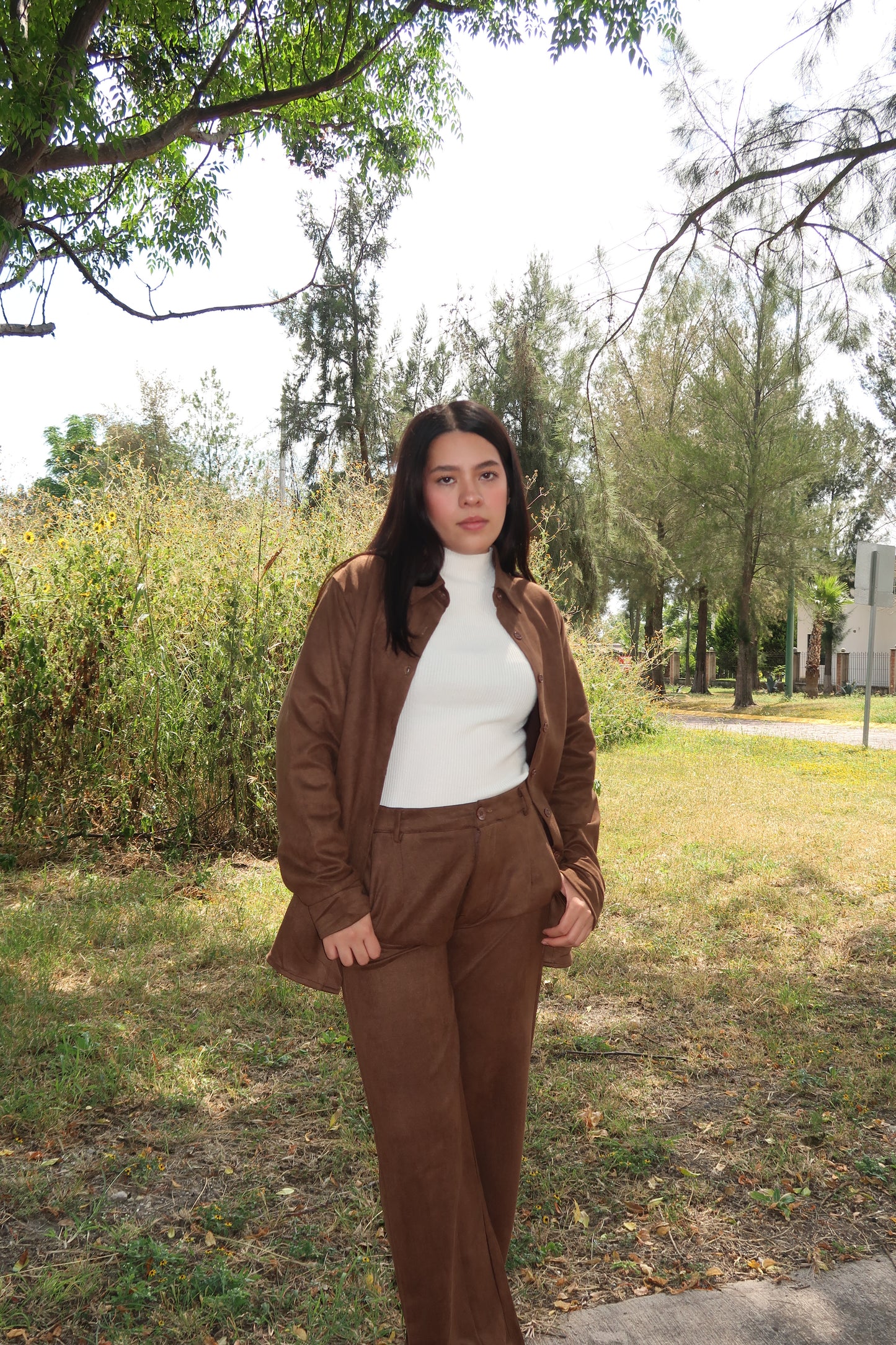 Conjunto gamuza chamarra