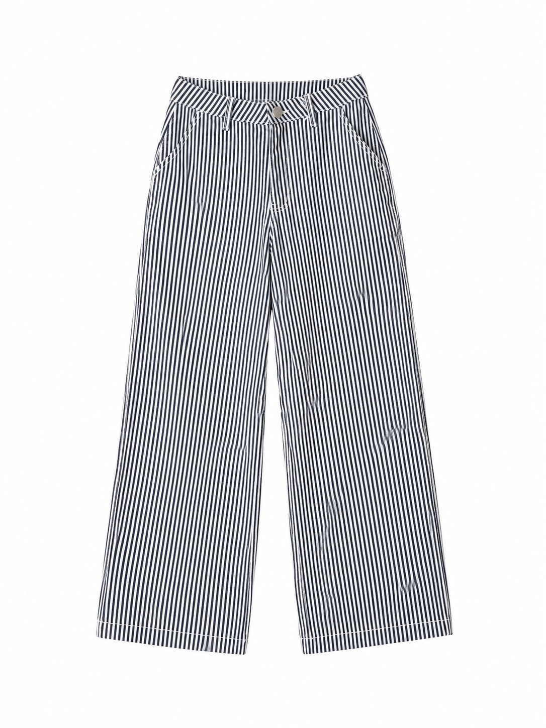Pantalón recto líneas