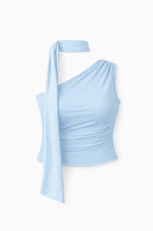 Top corbatín cuello