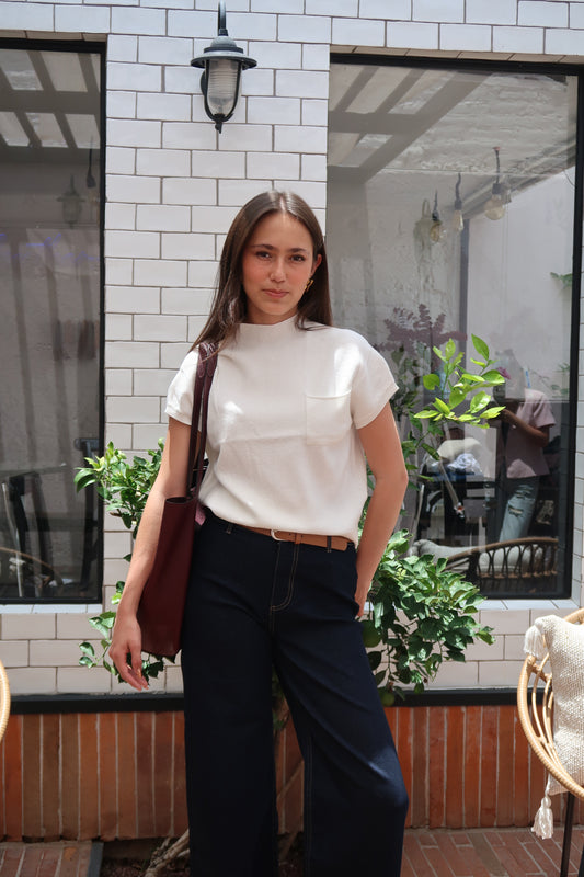 Blusa Tej bolsa