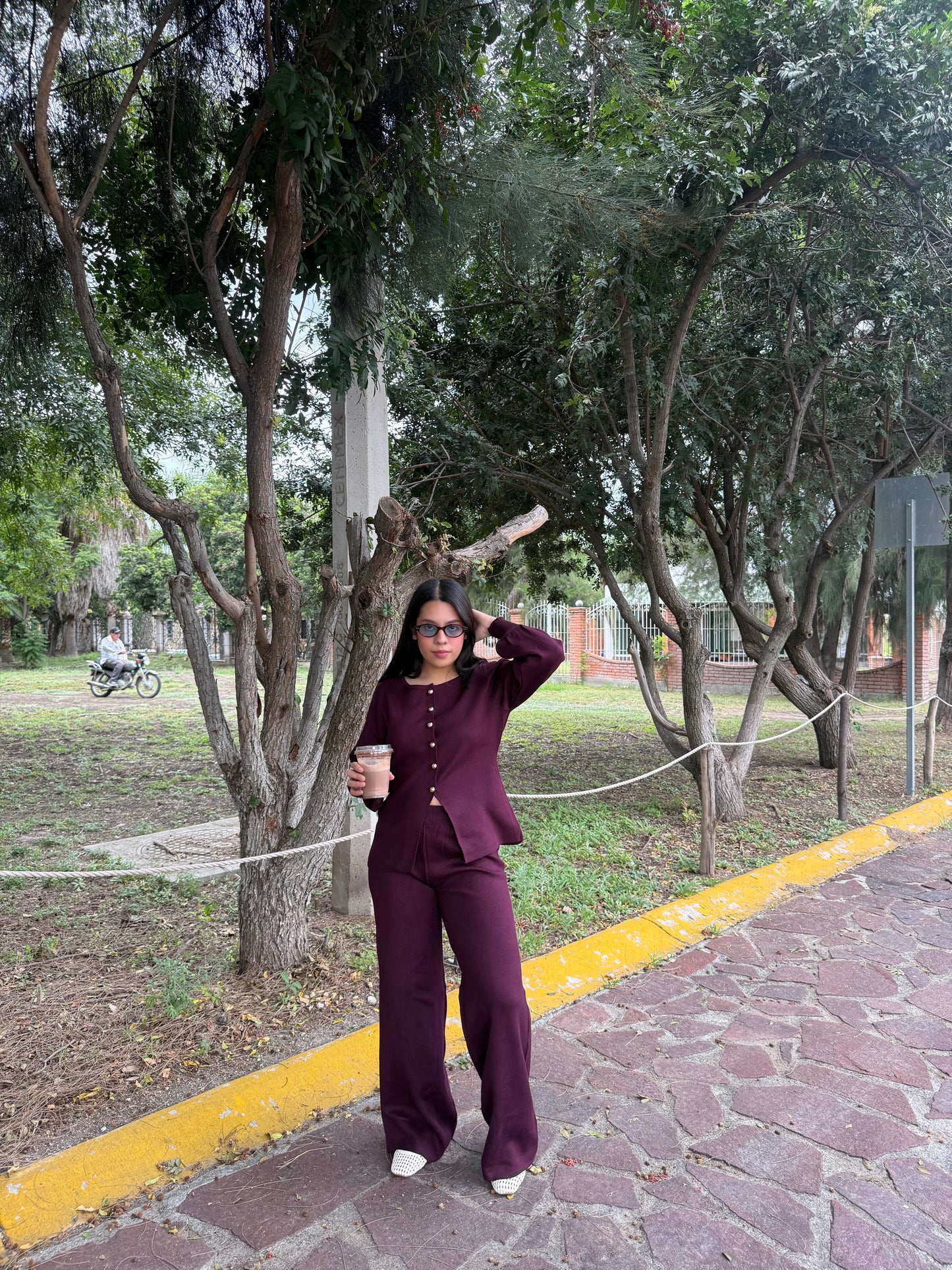 Conjunto chaleco pantalón