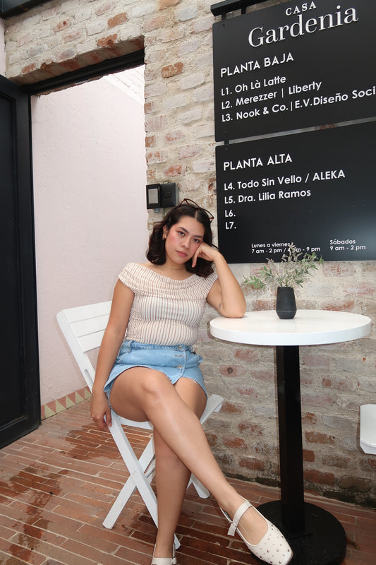 blusa marlot líneas
