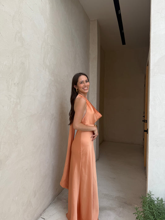 vestido satin