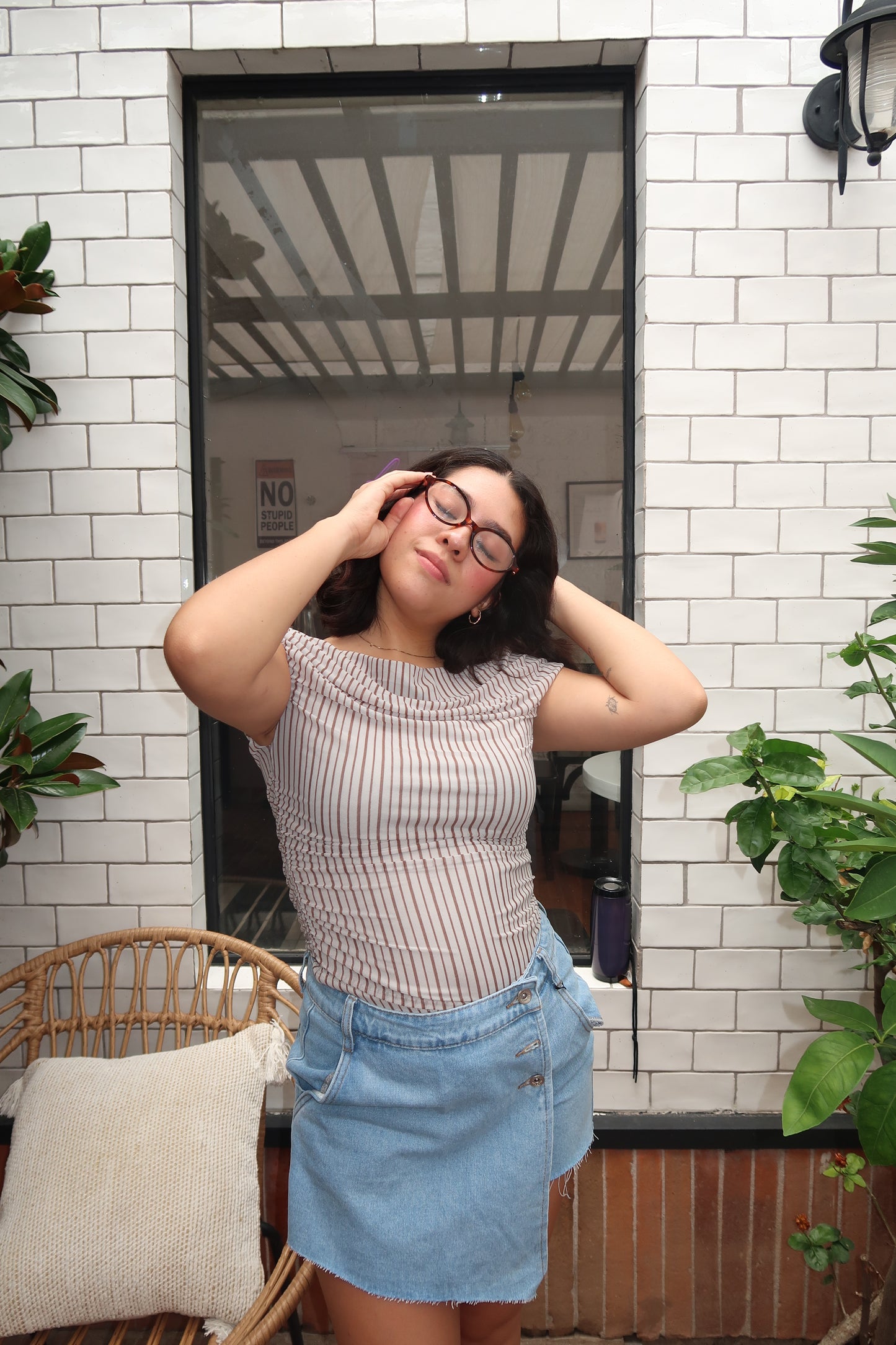 blusa marlot líneas