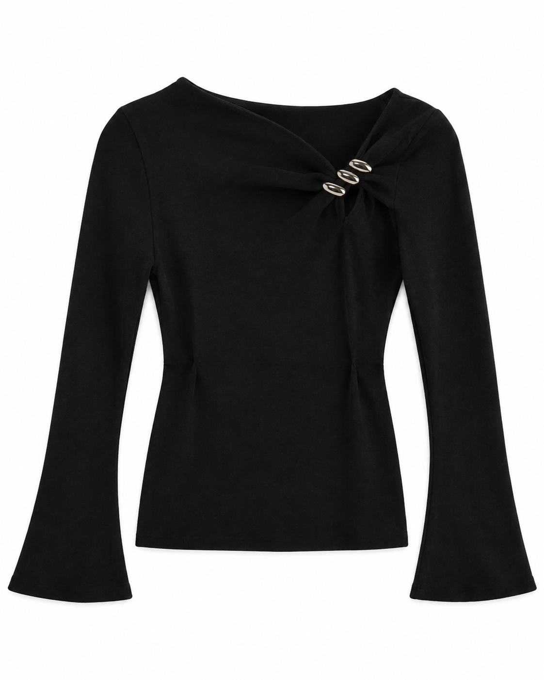 Blusa detalle manga larga