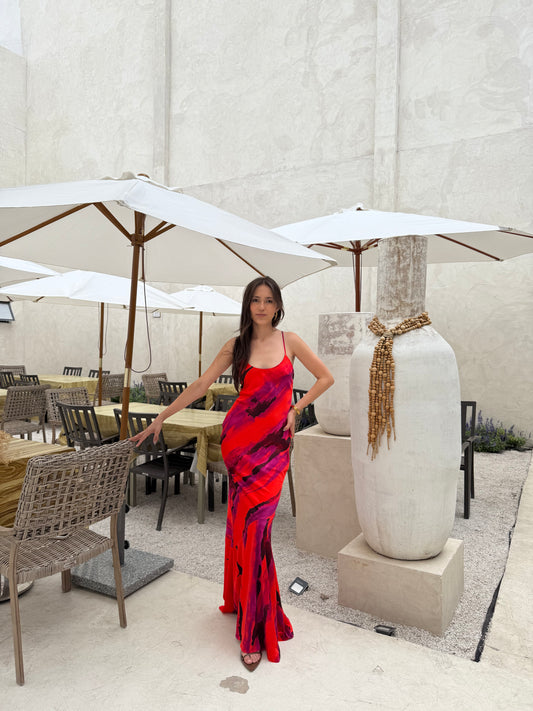 vestido satin colores