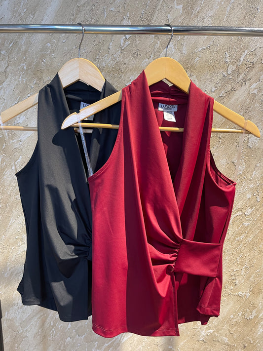 Blusa plisada