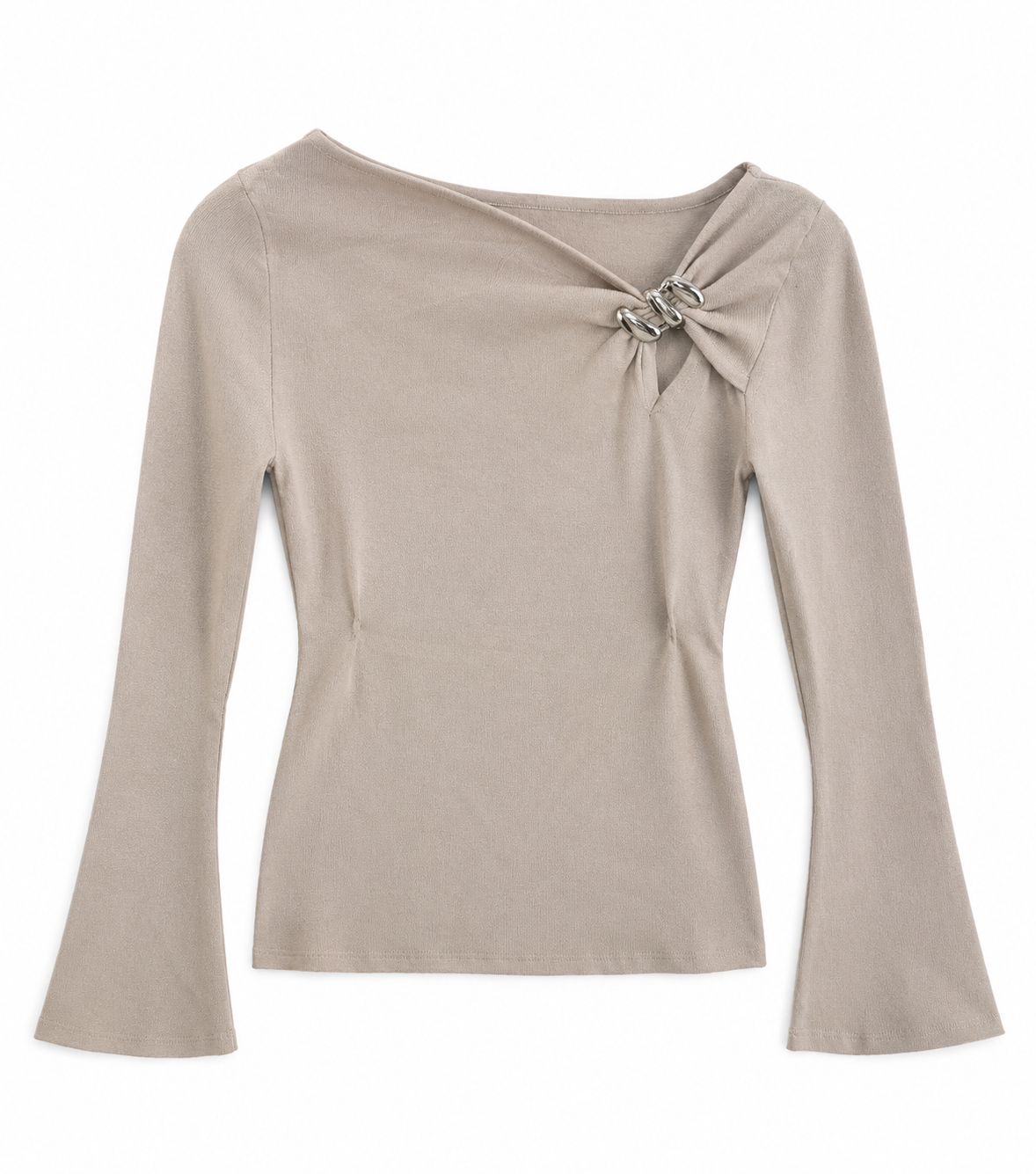 Blusa detalle manga larga