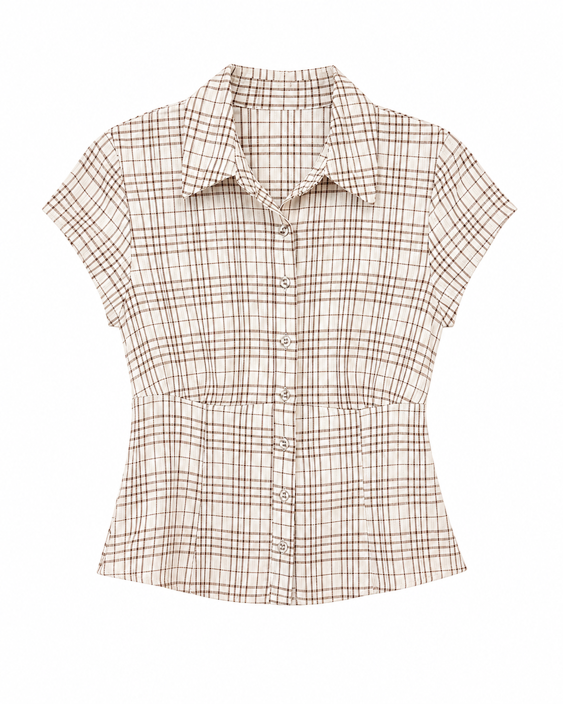 Blusa polo cuadros