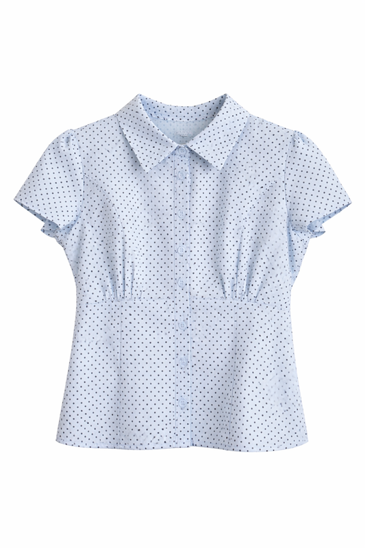 Blusa cuello polo